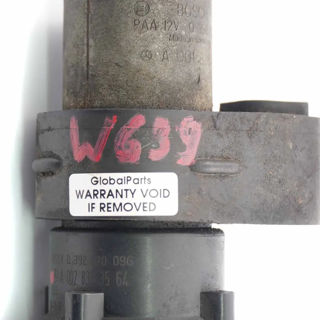 Bomba Válvula Calentador Agua para Mercedes Vito Viano W639 Motor con número de pieza A0028353564 Mercedes Vito Viano W639 Motor Bomba Válvula Calentador Agua - SKU A0028353564 - Número de pieza A0028353564