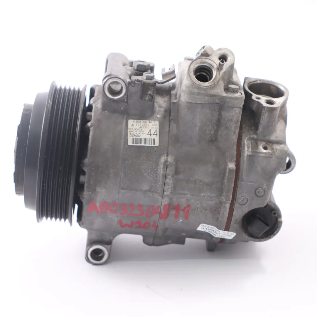 Compressore aria condizionata Mercedes W204 W212 M271 OM651 A/C Pump A0022304411 - SKU A0032304811 - Numero di parte A0032304811
