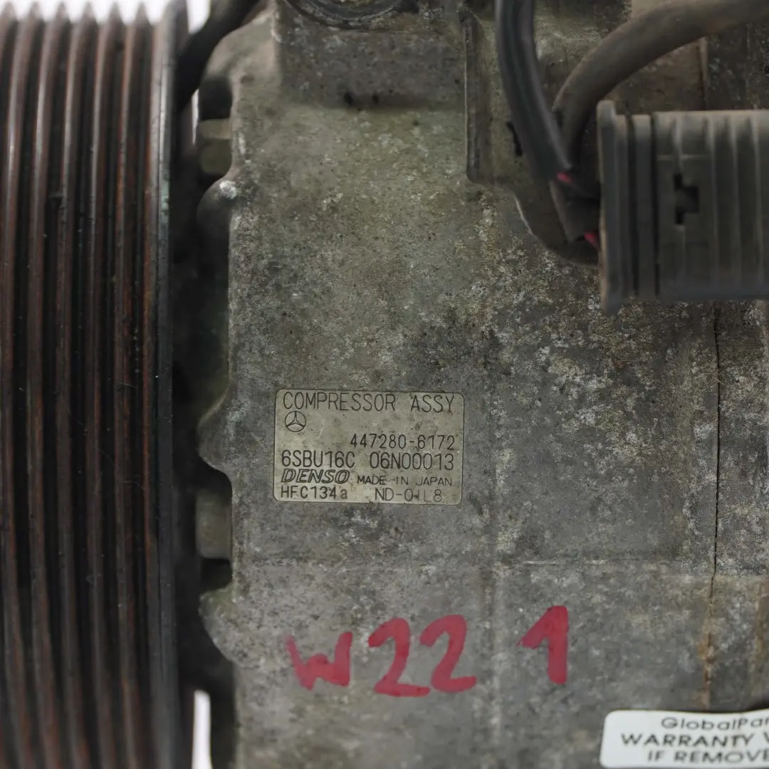 Mercedes W221 Air Conditioning Compressor OM646 Air Con A/C Unit - SKU A0032308411 - Part number A0032308411