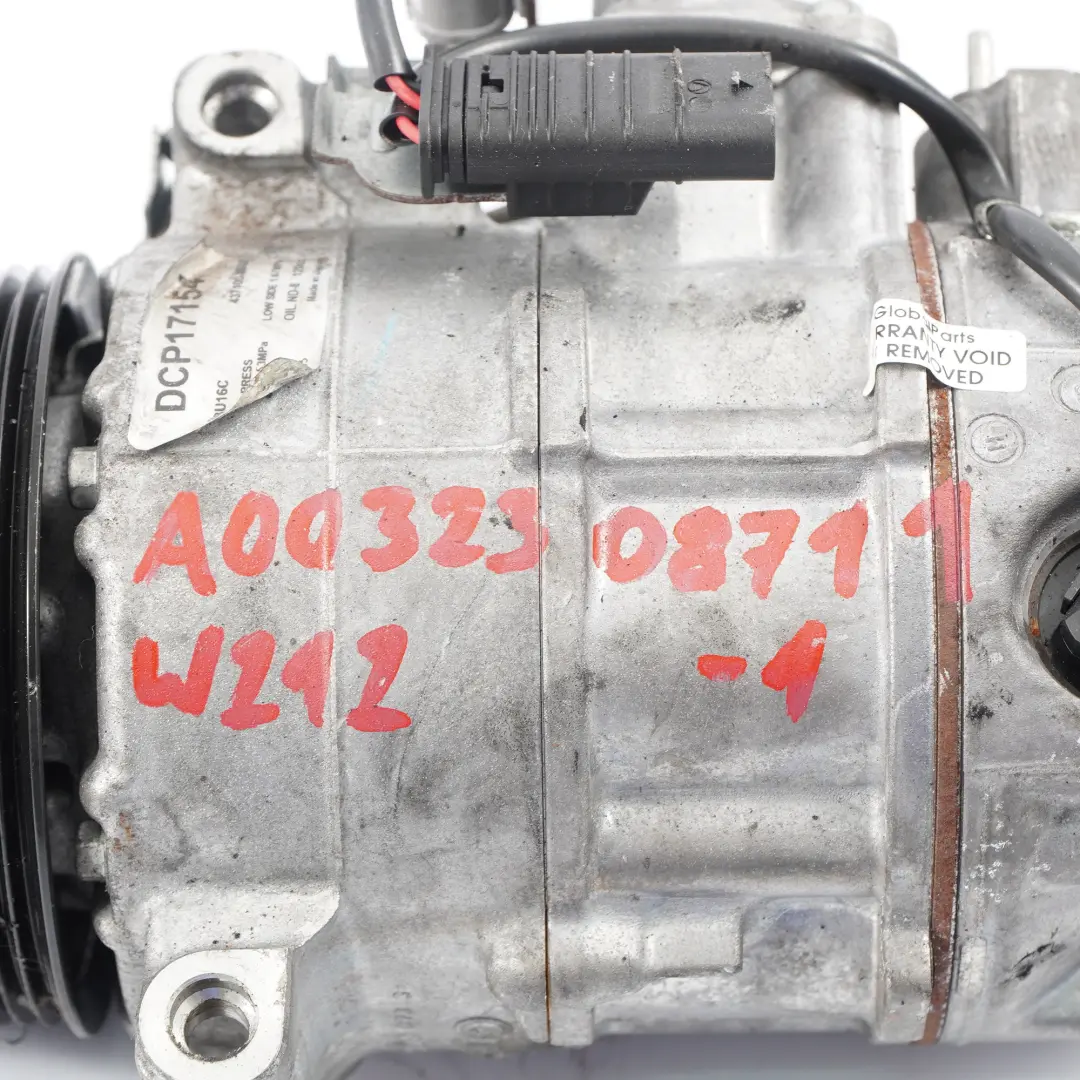 Conditioning Compressor Mercedes W204 W207 W212 Air Con A/C Unit DCP17154 to Air with Part number A0042301711 Air Conditioning Compressor Mercedes W204 W207 W212 Air Con A/C Unit DCP17154 - SKU A0032308711 - Part number A0042301711