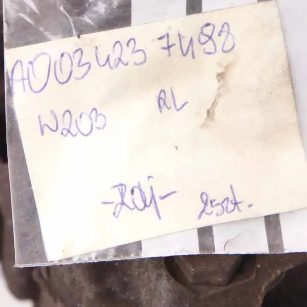 Left N/S Wheel Brake Caliper 36/278 to Mercedes W203 CL203 Rear with Part number A0034237498 Mercedes W203 CL203 Rear Left N/S Wheel Brake Caliper 36/278 - SKU A0034237498 - Part number A0034237498