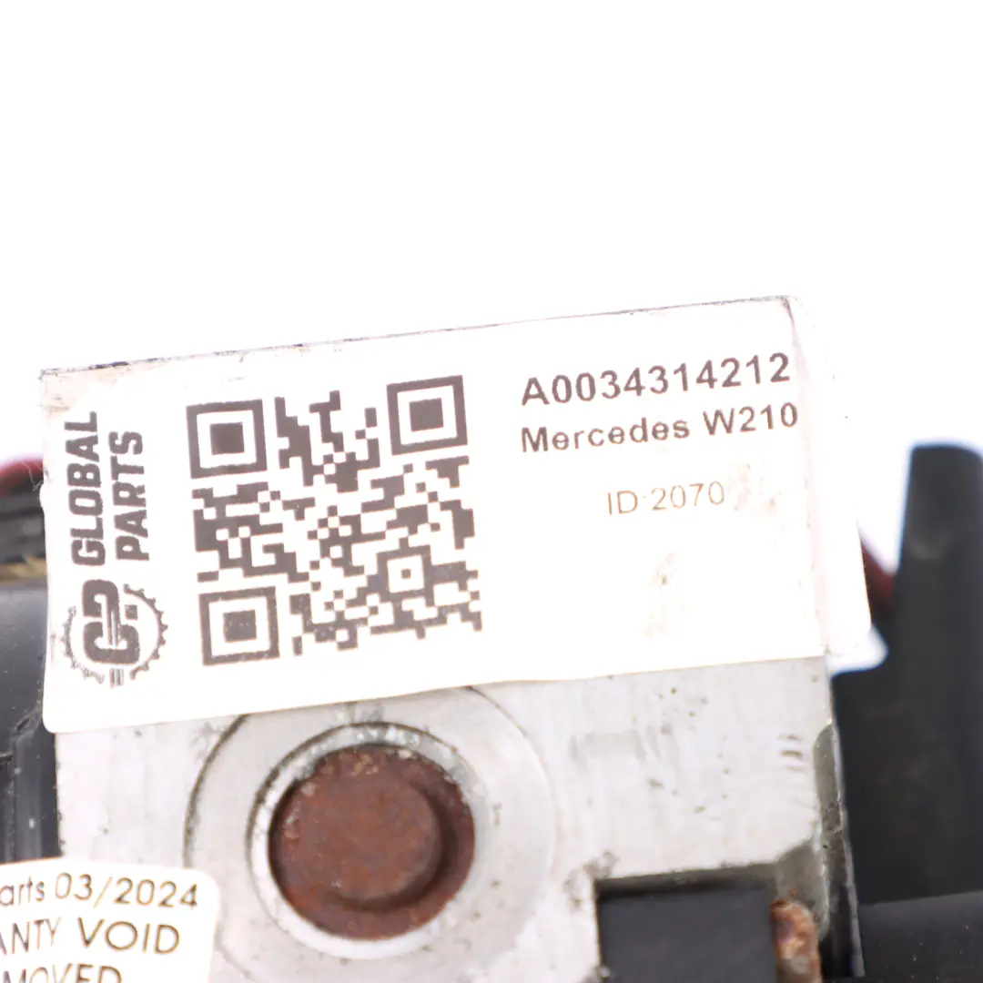  Pompa ABS Mercedes W210 Freno idraulico Unità pompa ABS - SKU A0034314212 - Numero di parte A0034314212