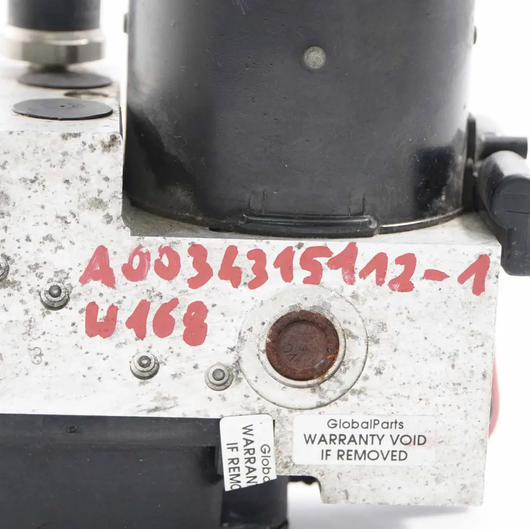Hydraulikblock Hydraulikaggregat ABS Pumpe für Mercedes W168 mit Teilenummer A0034315112 Mercedes W168 Hydraulikblock Hydraulikaggregat ABS Pumpe - SKU A0034315112-1 - Teilenummer A0034315112