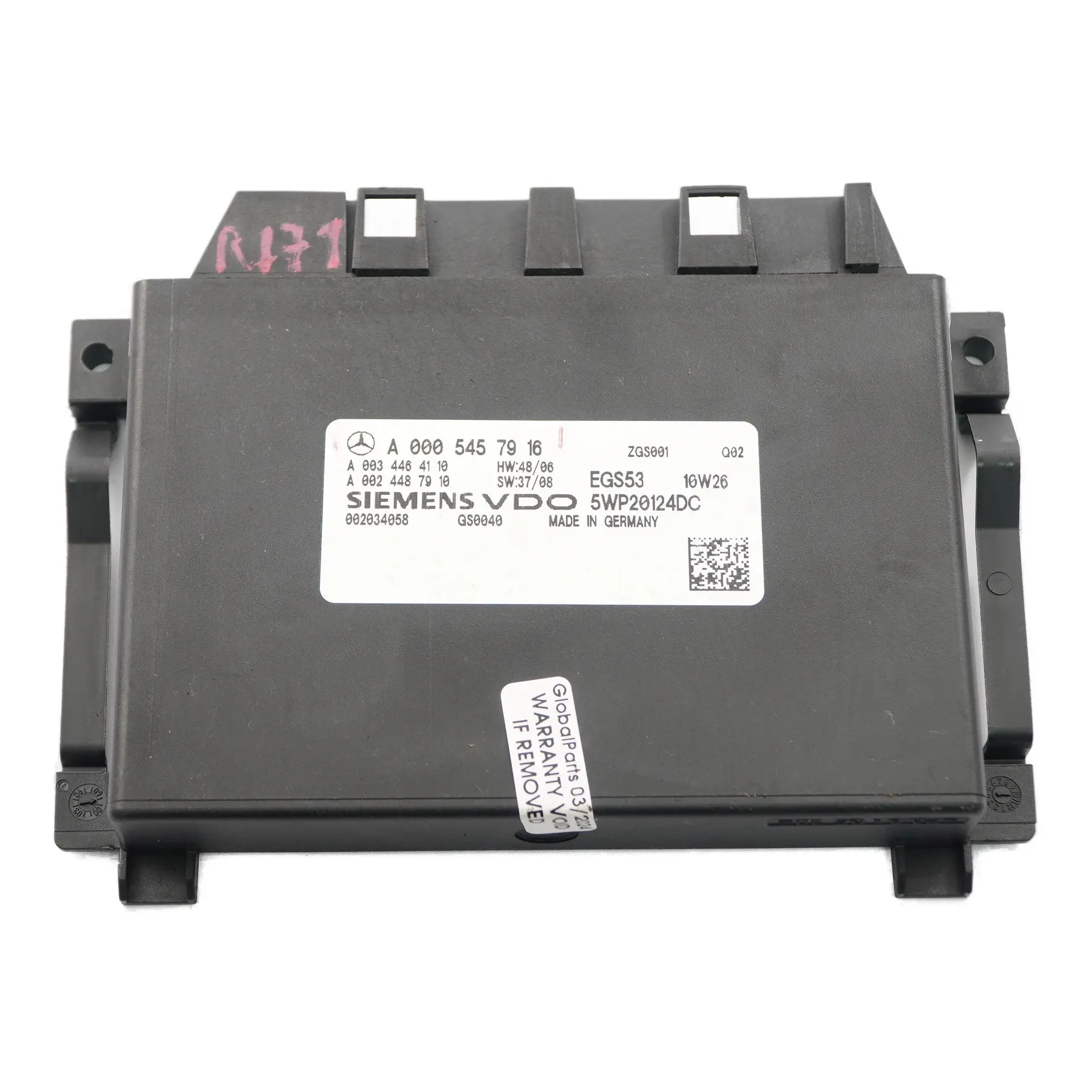 Módulo Mercedes SLK R171 Módulo de Control de Transmisión Automática A0005457916