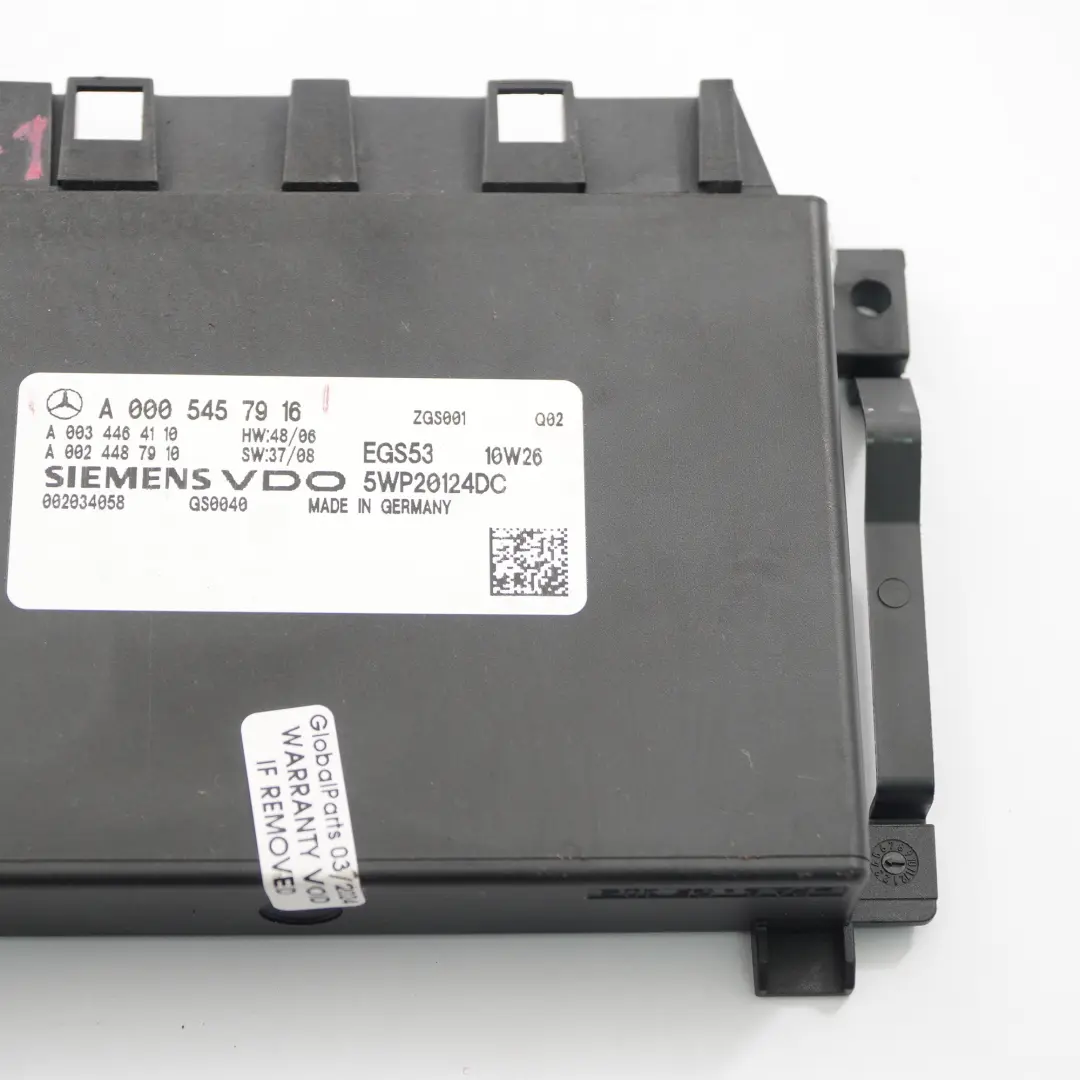 Module Mercedes SLK R171 Module contrôle la transmission automatique pour à propos du numéro de pièce A0005457916 Module Mercedes SLK R171 Module contrôle la transmission automatique - SKU A0034464110-1 - Numéro de pièce A0005457916