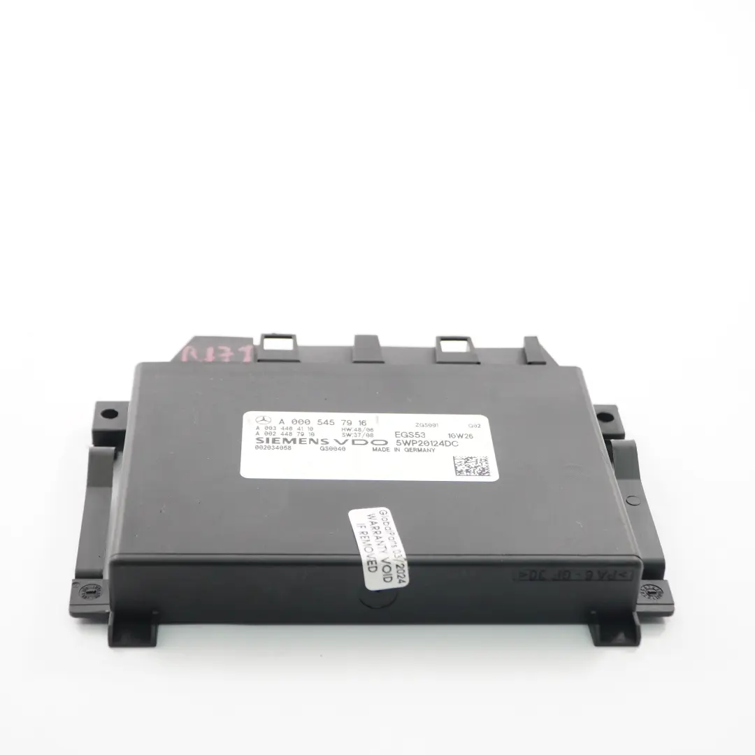 Módulo Mercedes SLK R171 Módulo de Control de Transmisión Automática para con número de pieza A0005457916 Módulo Mercedes SLK R171 Módulo de Control de Transmisión Automática - SKU A0034464110-1 - Número de pieza A0005457916