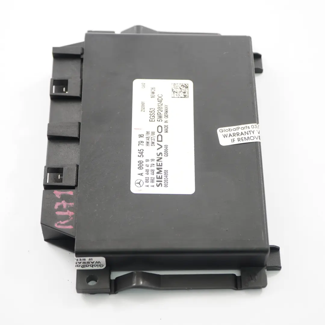 Module Mercedes SLK R171 Automatic Transmission Control Module to with Part number A0005457916 Module Mercedes SLK R171 Automatic Transmission Control Module - SKU A0034464110-1 - Part number A0005457916