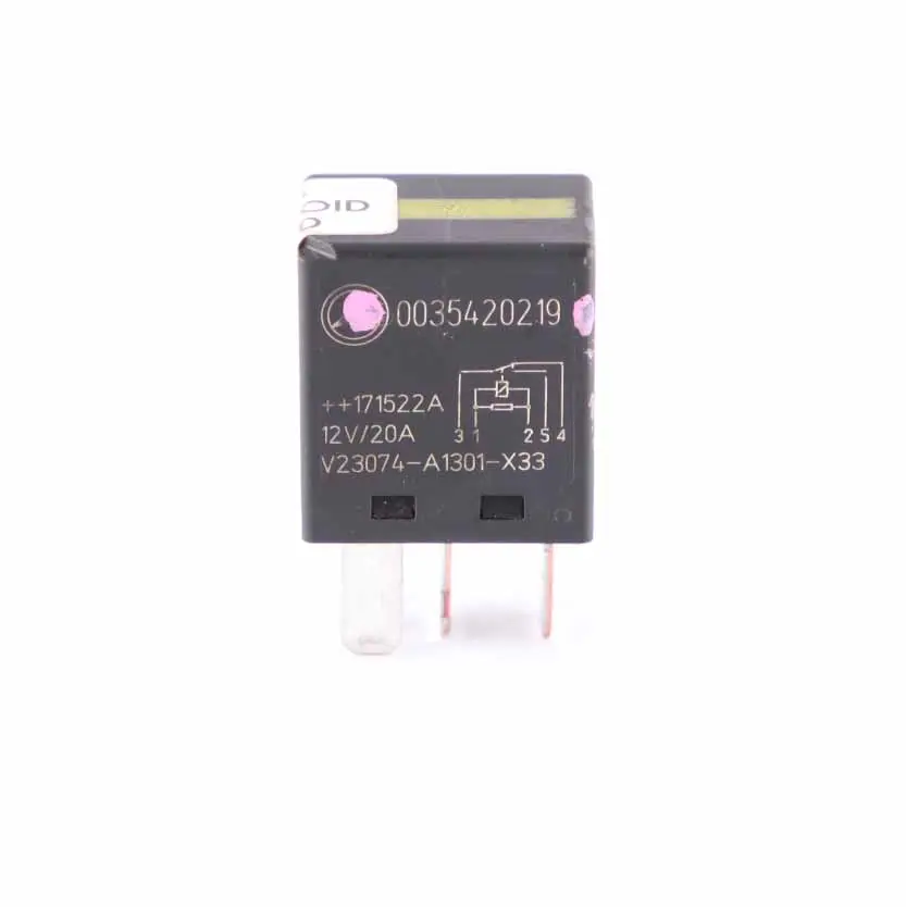 Mercedes W639 W906 5-Pin Noir 12A Relais - SKU A0035420219 - Numéro de pièce A0035420219