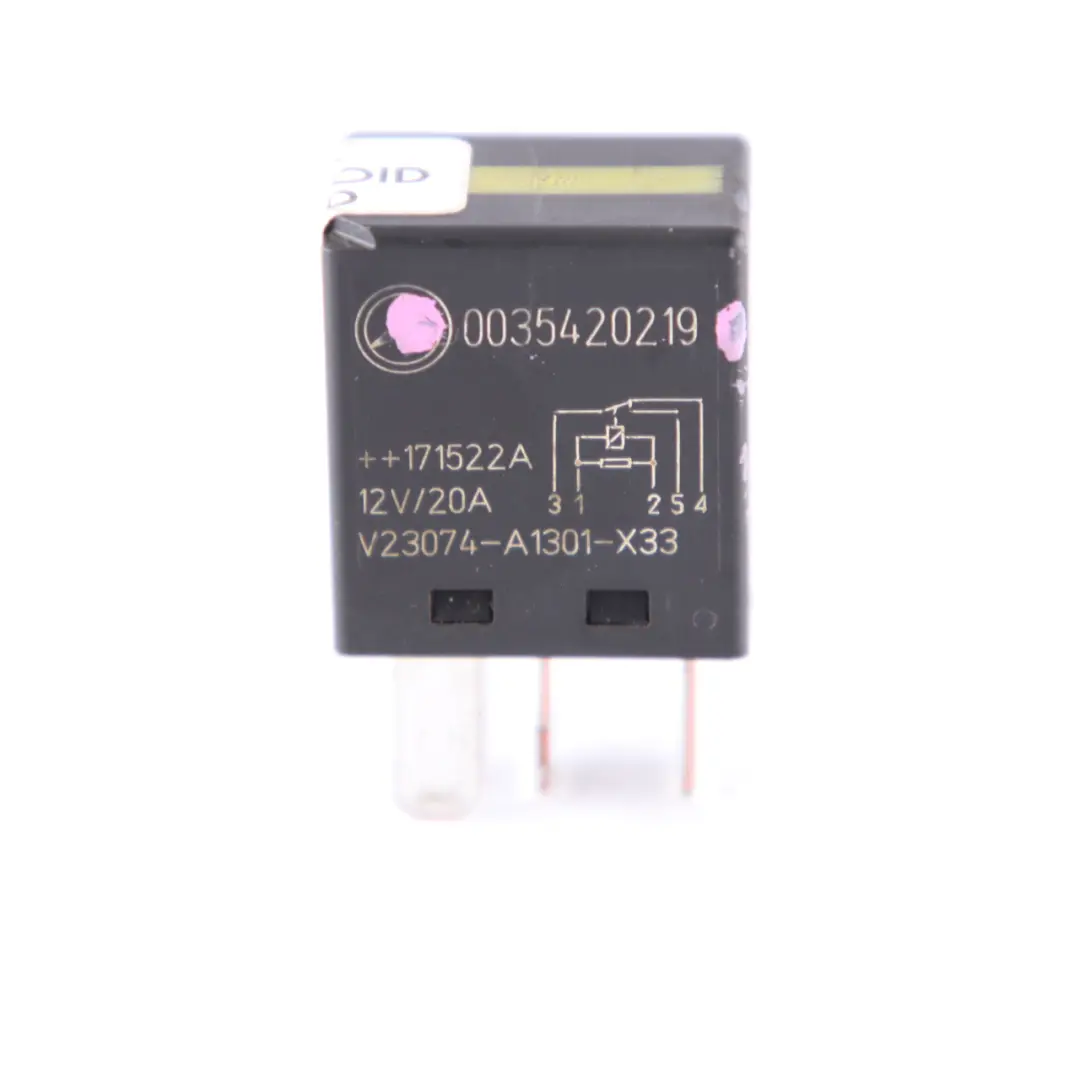 5-Pin Black 12A to Relay Mercedes W639 W906 with Part number A0035420219 Relay Mercedes W639 W906 5-Pin Black 12A - SKU A0035420219 - Part number A0035420219