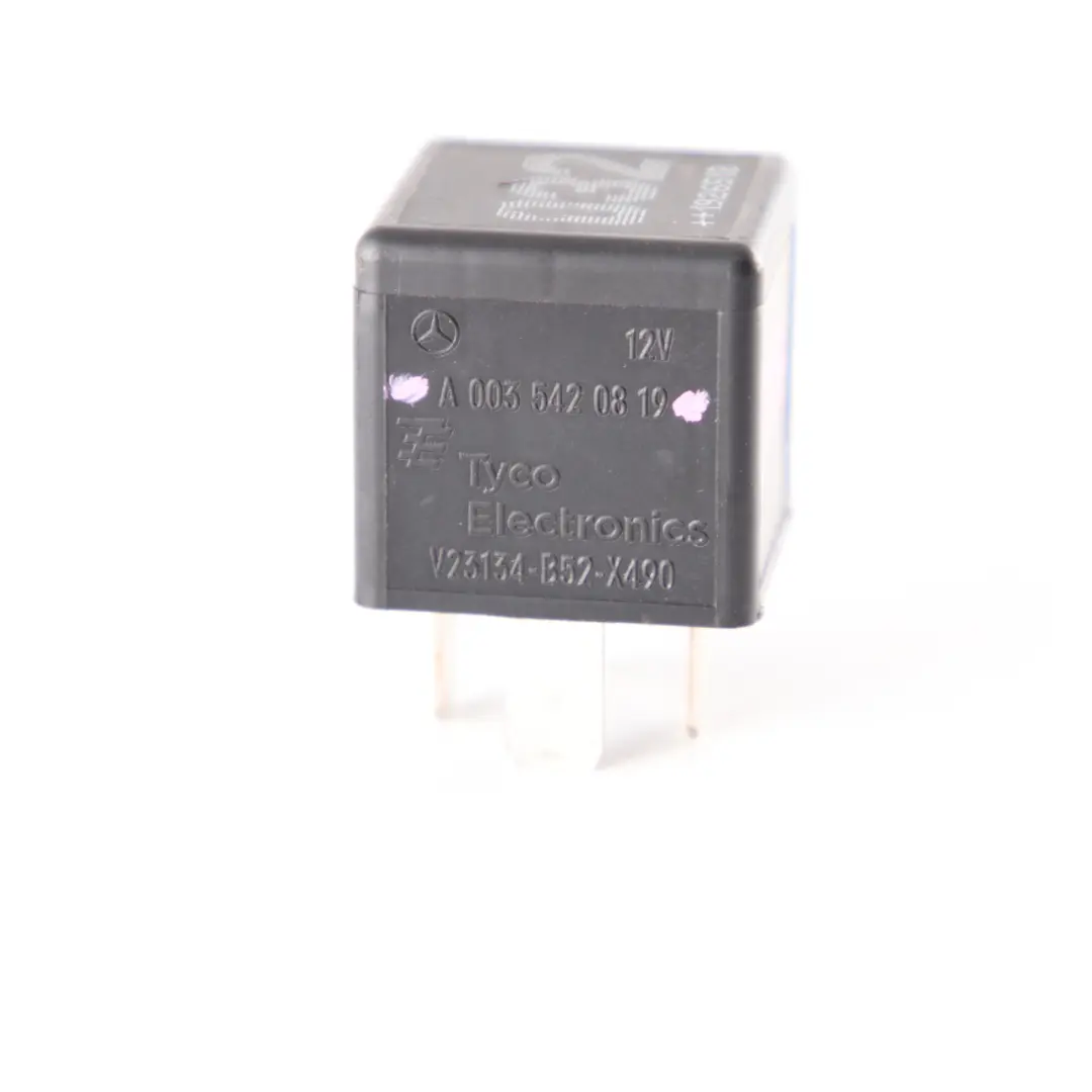 Mercedes W176 W205 W213 W242 W447 W907 Relay 4-Pin Black Tyco Unit - SKU A0035420819 - Part number A0035420819