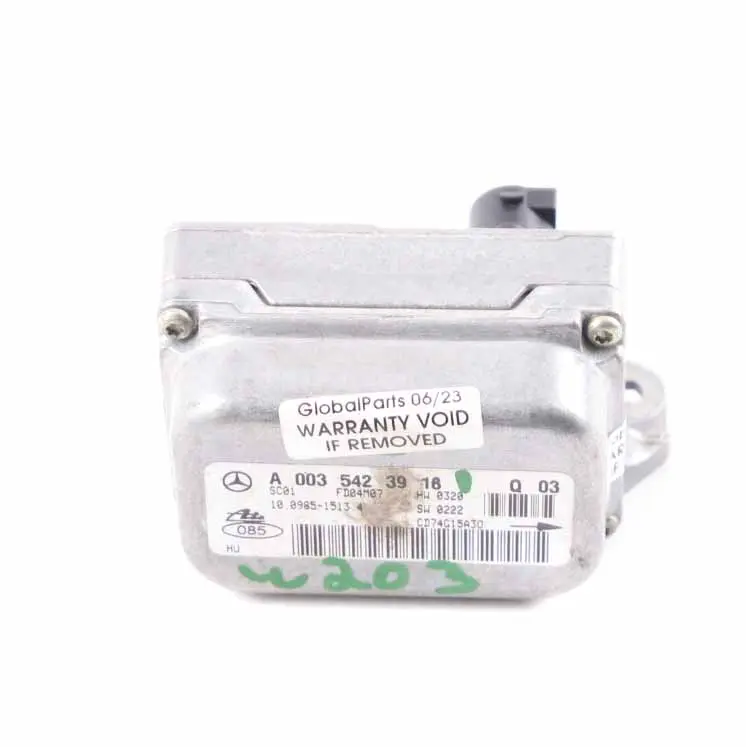 Gier Sensor Mercedes W203 W209 ESP Drehraten Steuer Gerät Modul für mit Teilenummer A0035423918 Gier Sensor Mercedes W203 W209 ESP Drehraten Steuer Gerät Modul - SKU A0035423918 - Teilenummer A0035423918