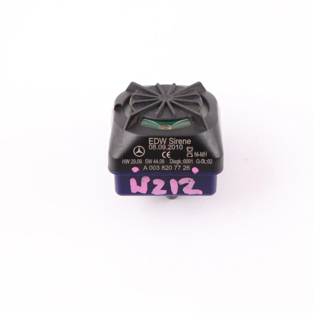 Sirène Alarme Klaxon Module Signal Unité pour Mercedes W212 à propos du numéro de pièce A0038207726 Mercedes W212 Sirène Alarme Klaxon Module Signal Unité - SKU A0038207726 - Numéro de pièce A0038207726