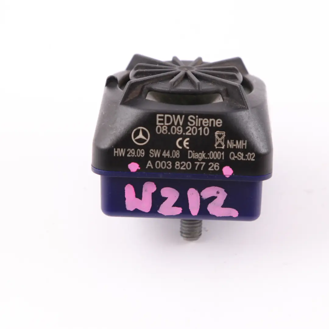 Mercedes W212 Sirene Alarm Horn Signal Modul Einheit - SKU A0038207726 - Teilenummer A0038207726