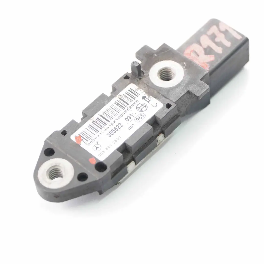 Crash Sensor Air Bag Impact Module Control Unit to Mercedes SLK R171 with Part number A0038212851 Mercedes SLK R171 Crash Sensor Air Bag Impact Module Control Unit - SKU A0038212851 - Part number A0038212851
