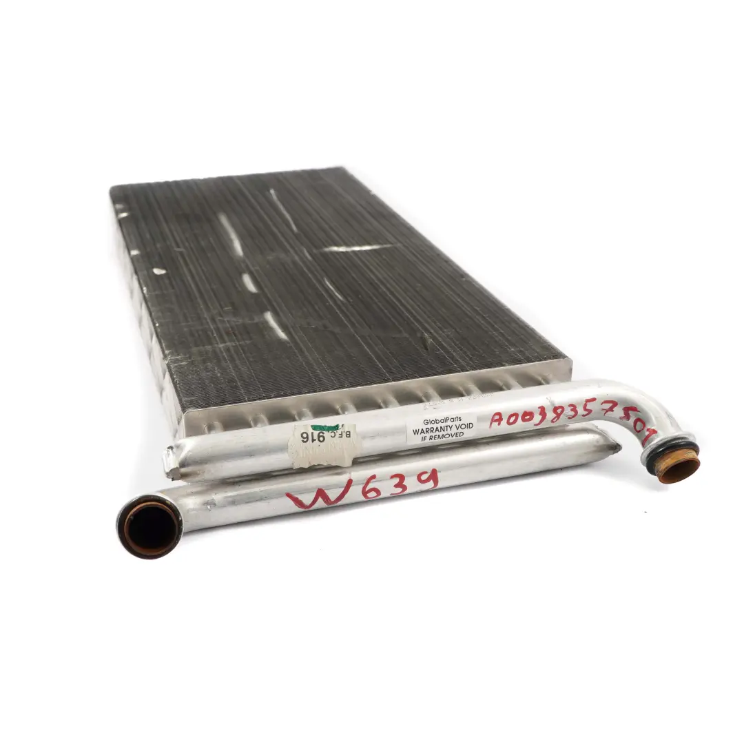 Mercedes Vito W639 Heater Radiator Air Conditioning Matrix Unit - SKU A0038357501 - Part number A0038357501