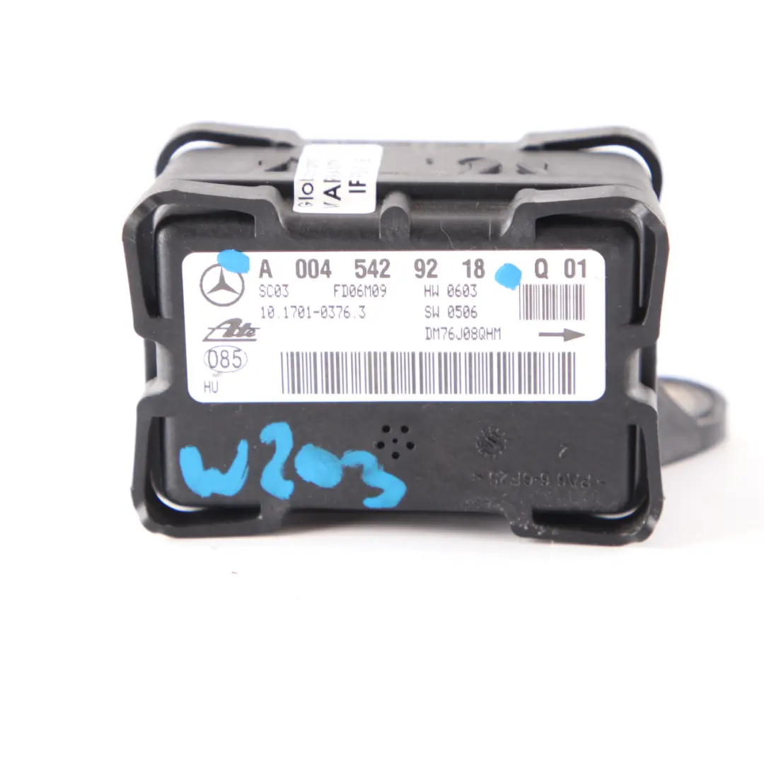 Capteur de vitesse YAW Mercedes W203 W209 R171 Module de vitesse pour à propos du numéro de pièce A0045429218 Capteur de vitesse YAW Mercedes W203 W209 R171 Module de vitesse - SKU A0045429218 - Numéro de pièce A0045429218