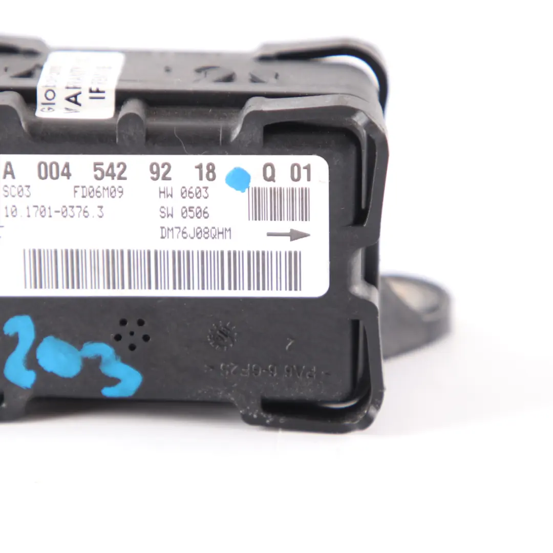  YAW Rate Sensor Mercedes W203 W209 R171 Accelerator Speed Module - SKU A0045429218 - Part number A0045429218