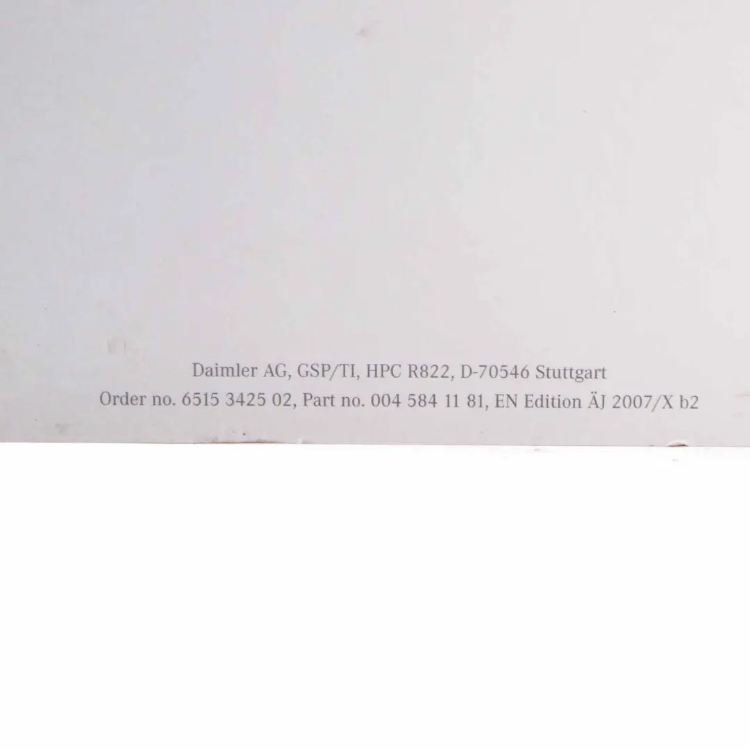 Mercedes W211 C219 CD Media Player Radio COMAND Instruction APS - SKU A0045841181 - Part number A0045841181