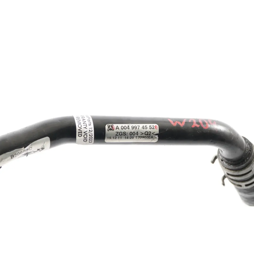 Mercedes W204 Tubo flessibile del liquido dello sterzo Benzina M271 - SKU A0049974552 - Numero di parte A0049974552