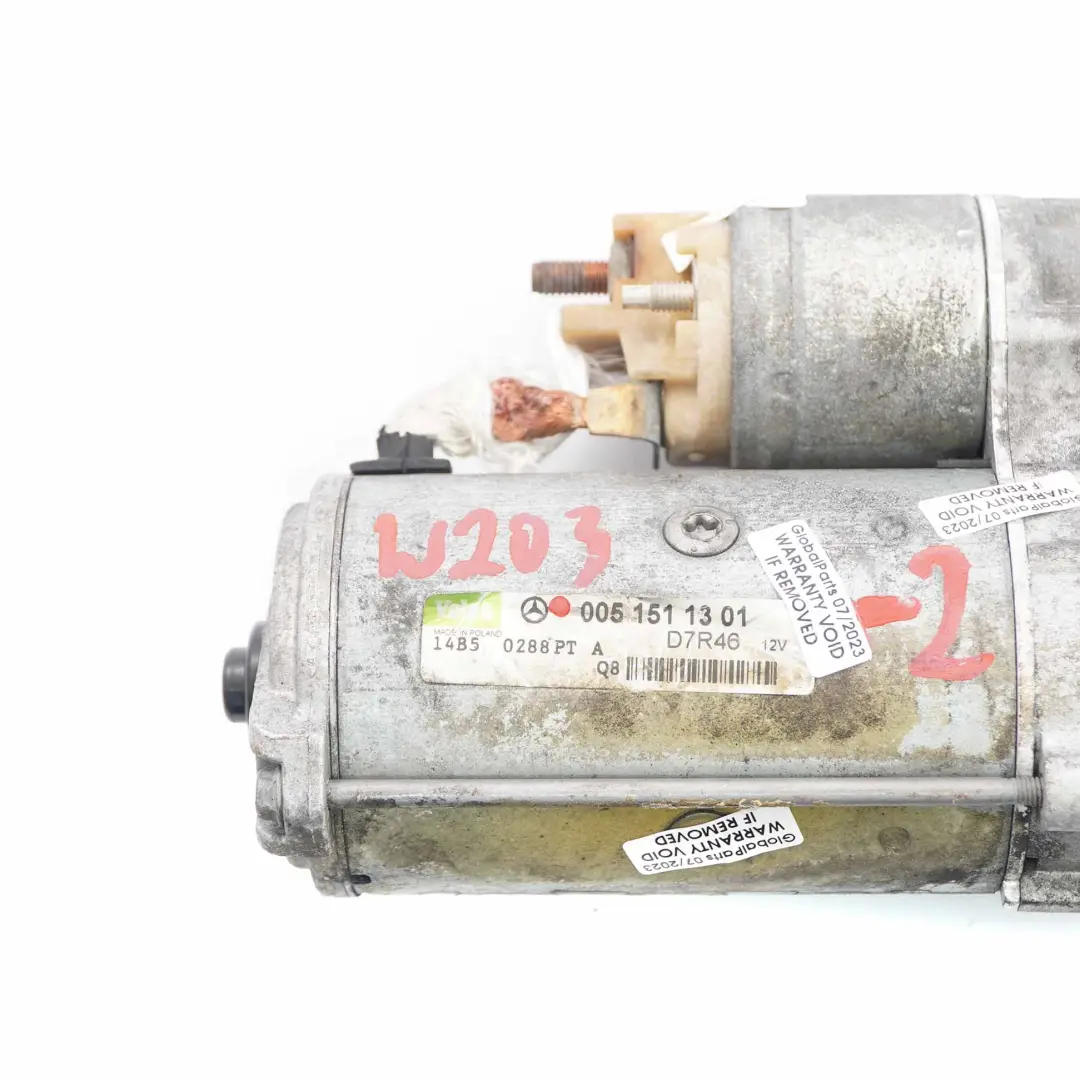  Anlasser Mercedes W203 W210 W211 Dieselmotor Aktuator - SKU A0051511301-2 - Teilenummer A0051511301