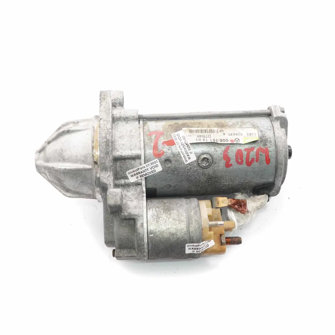 Starter Motor Mercedes W203 W210 W211 Diesel Engine Actuator to with Part number A0051511301 Starter Motor Mercedes W203 W210 W211 Diesel Engine Actuator - SKU A0051511301-2 - Part number A0051511301