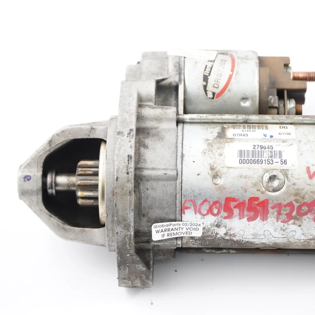 Mercedes W203 W210 W211 Starter Motor Diesel Engine Remy - SKU A0051511301-4 - Part number A0051511301