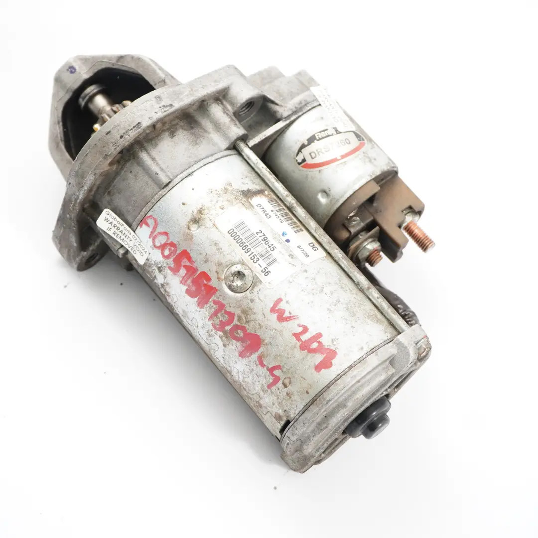 Mercedes W203 W210 W211 Starter Motor Diesel Engine Remy - SKU A0051511301-4 - Part number A0051511301