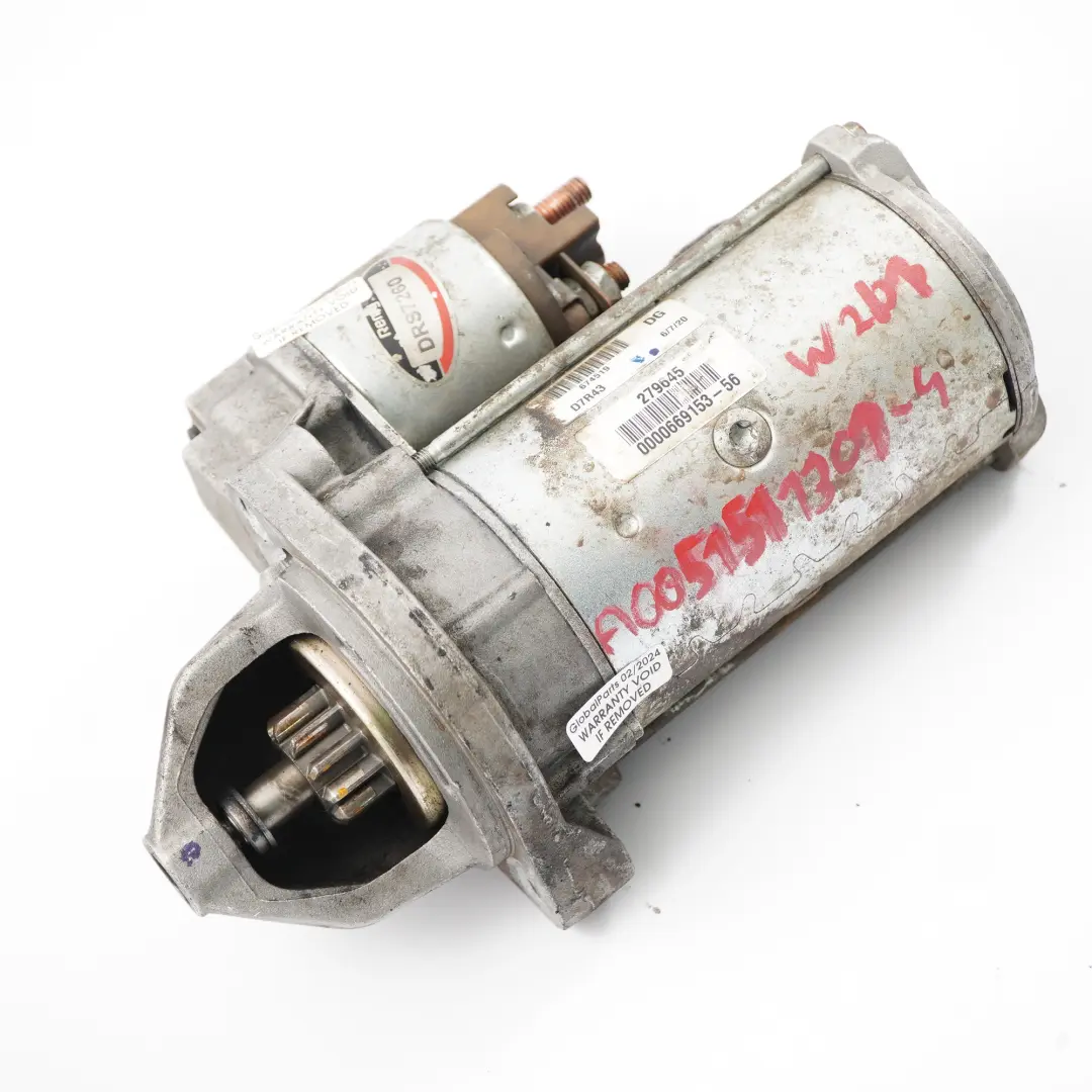 Mercedes W203 W210 W211 Starter Motor Diesel Engine Remy - SKU A0051511301-4 - Part number A0051511301
