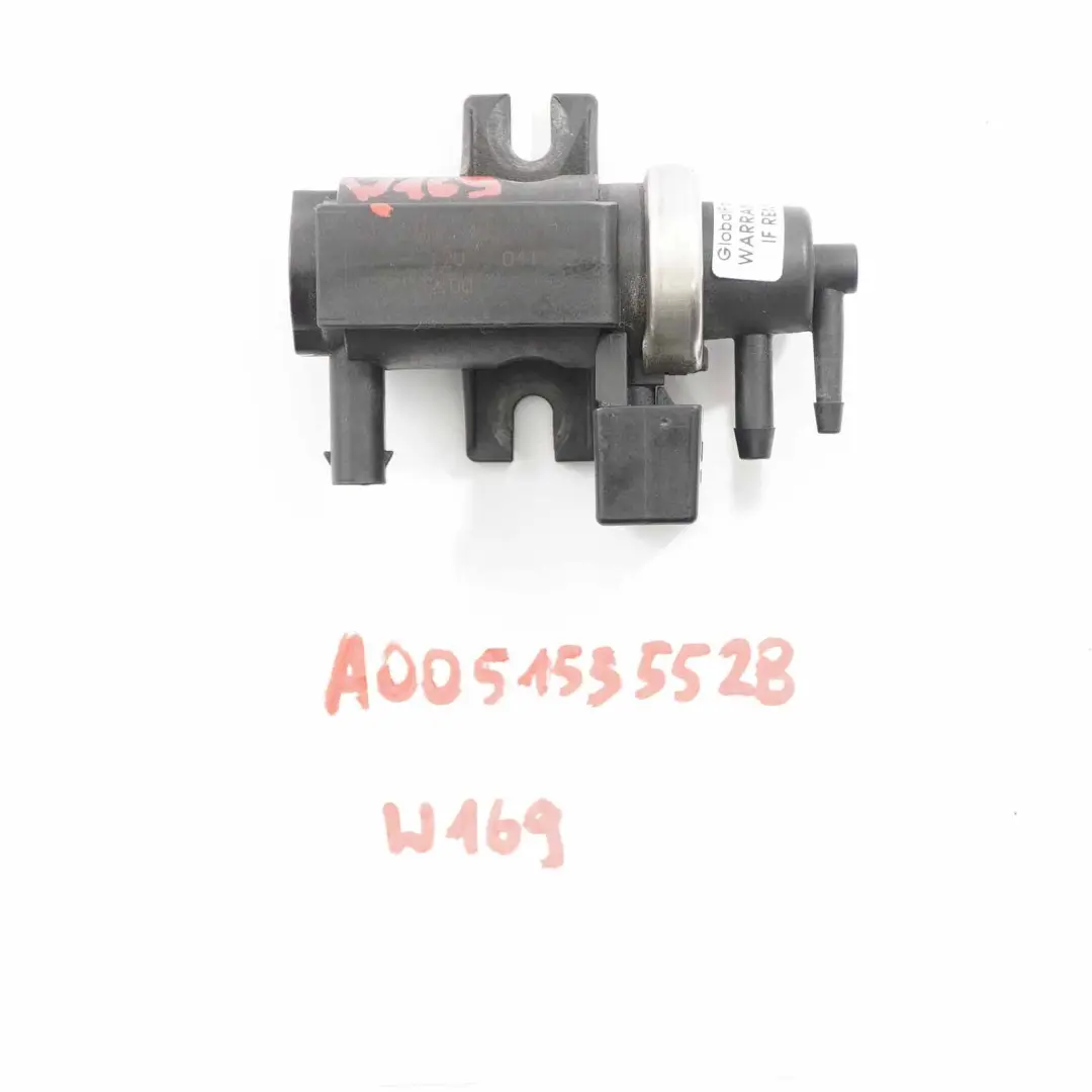OM640 Vacuum Solenoid Valve Pressure Converter to Mercedes W169 with Part number A0051535528 Mercedes W169 OM640 Vacuum Solenoid Valve Pressure Converter - SKU A0051535528 - Part number A0051535528