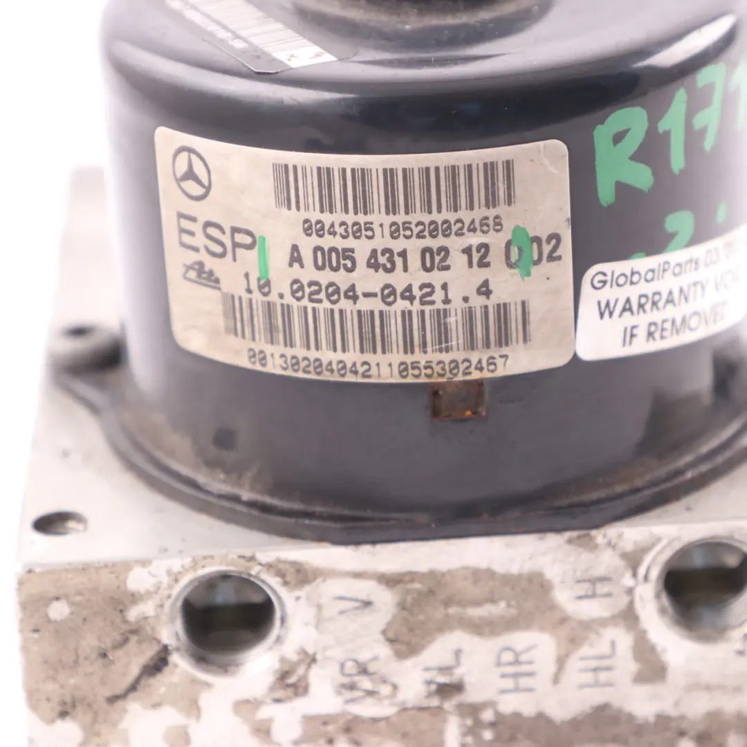 Brake Pump ABS ESP Hydraulic Unit A0345456032 to Mercedes SLK R171 with Part number A0054310212 Mercedes SLK R171 Brake Pump ABS ESP Hydraulic Unit A0345456032 - SKU A0054310212 - Part number A0054310212