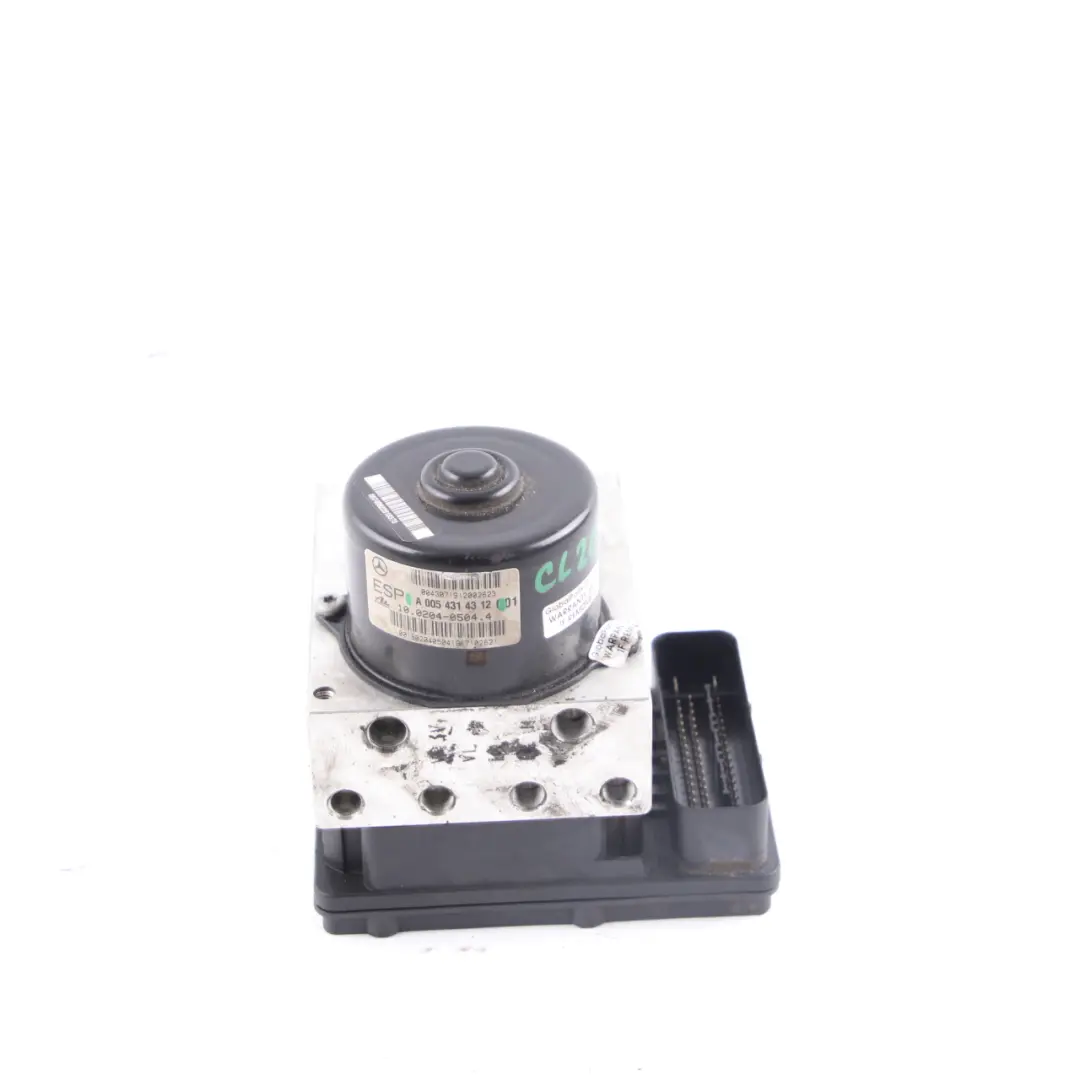 Pompe de frein ABS ESP Unité de freinage hydraulique pour Mercedes W203 à propos du numéro de pièce A0054314312 Mercedes W203 Pompe de frein ABS ESP Unité de freinage hydraulique - SKU A0054314312 - Numéro de pièce A0054314312