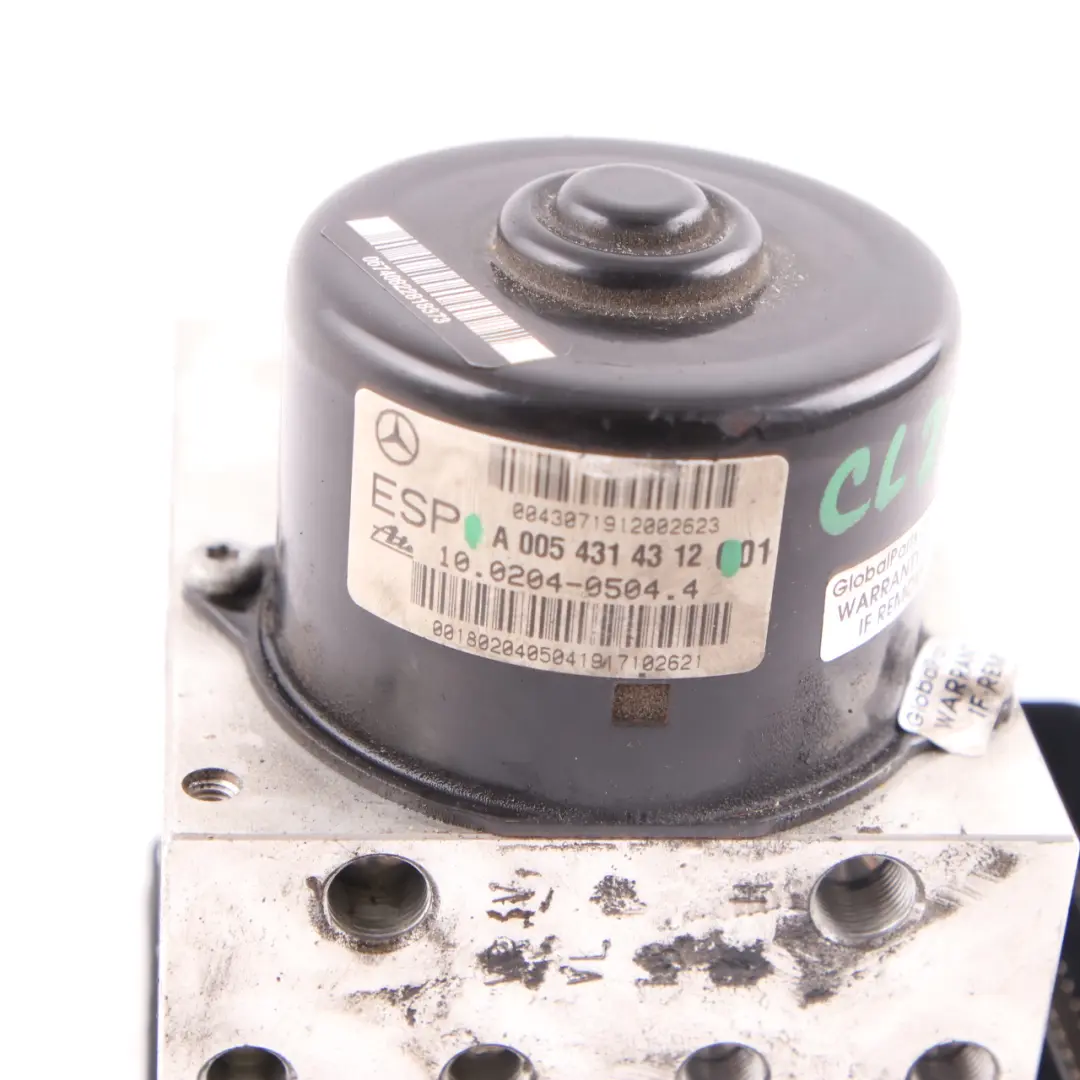 Pompe de frein ABS ESP Unité de freinage hydraulique pour Mercedes W203 à propos du numéro de pièce A0054314312 Mercedes W203 Pompe de frein ABS ESP Unité de freinage hydraulique - SKU A0054314312 - Numéro de pièce A0054314312