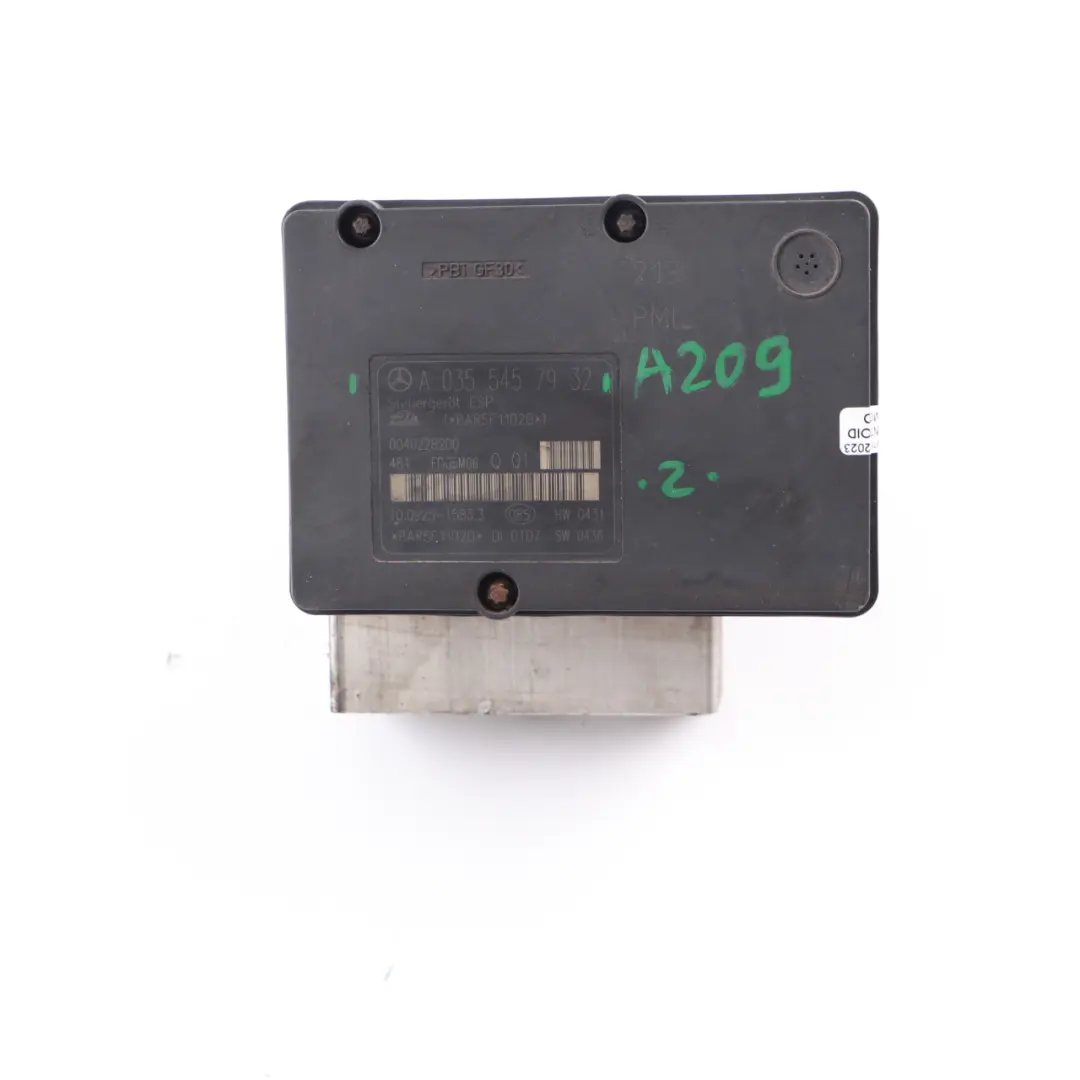 Brake Pump Mercedes W203 W209 ABS Control Module Unit A0355457932 to with Part number A0054317512 Brake Pump Mercedes W203 W209 ABS Control Module Unit A0355457932 - SKU A0054317512 - Part number A0054317512