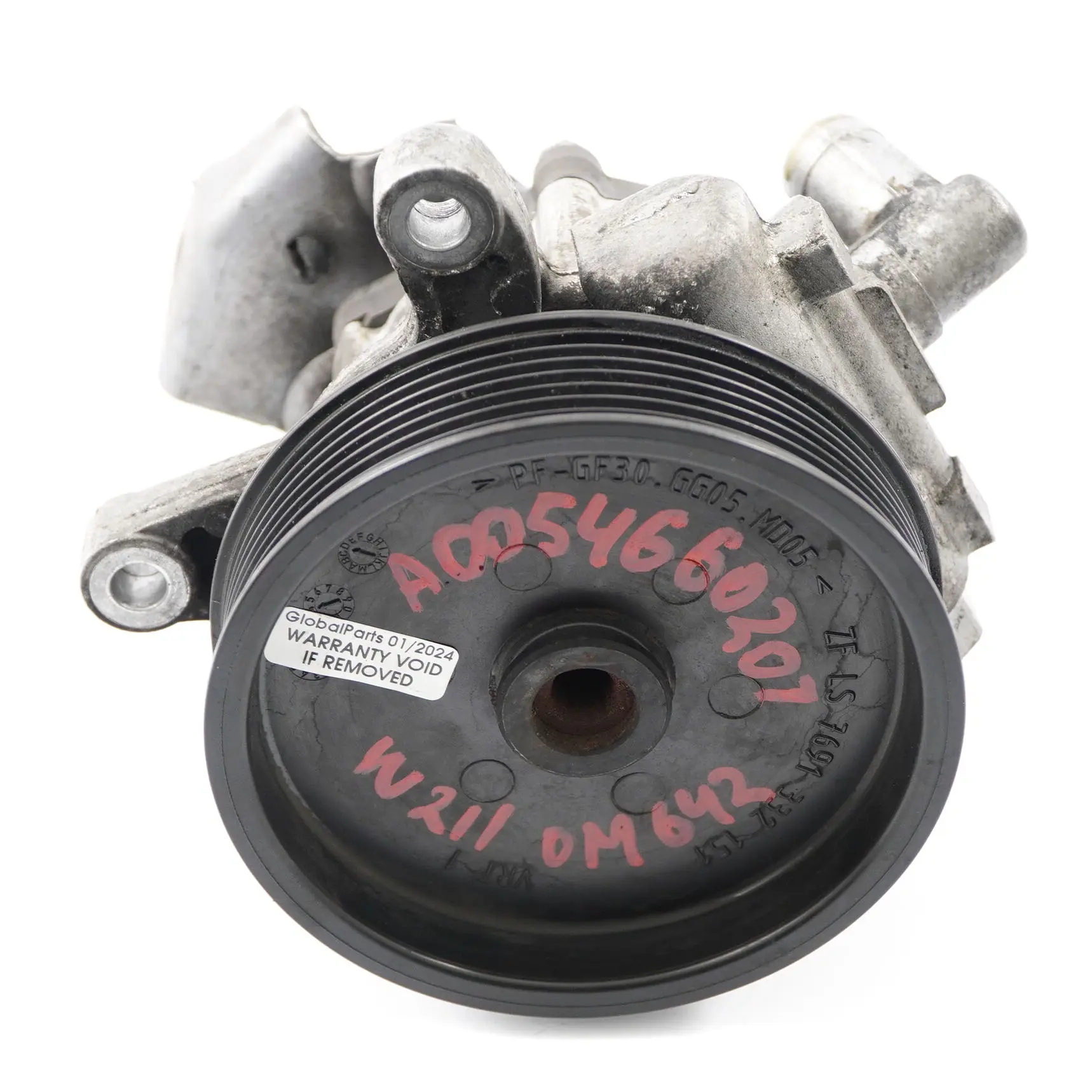 Mercedes W211 OM642 Pompa del servosterzo Unità idraulica A0054660301