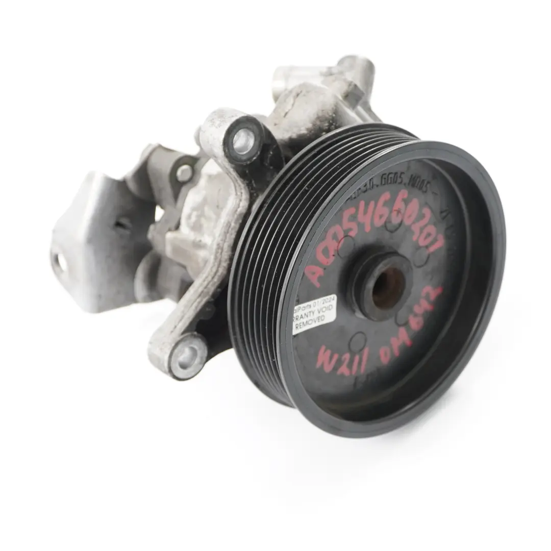 Mercedes W211 OM642 Pompa del servosterzo Unità idraulica - SKU A0054660301 - Numero di parte A0054660301