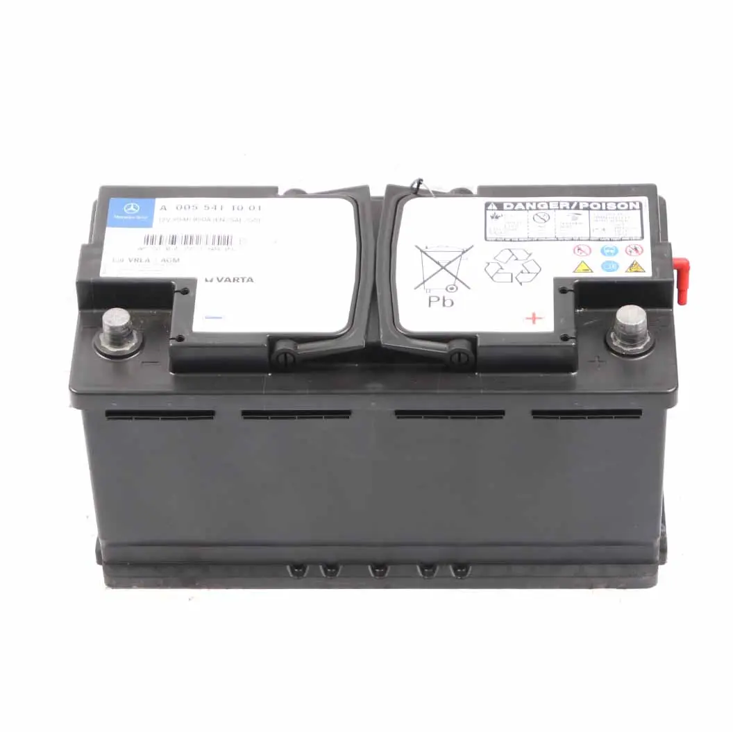 VRLA / AGM 12V Accumulator Battery 95Ah 850A to Mercedes with Part number A0055411001 Mercedes VRLA / AGM 12V Accumulator Battery 95Ah 850A - SKU A0055411001 - Part number A0055411001