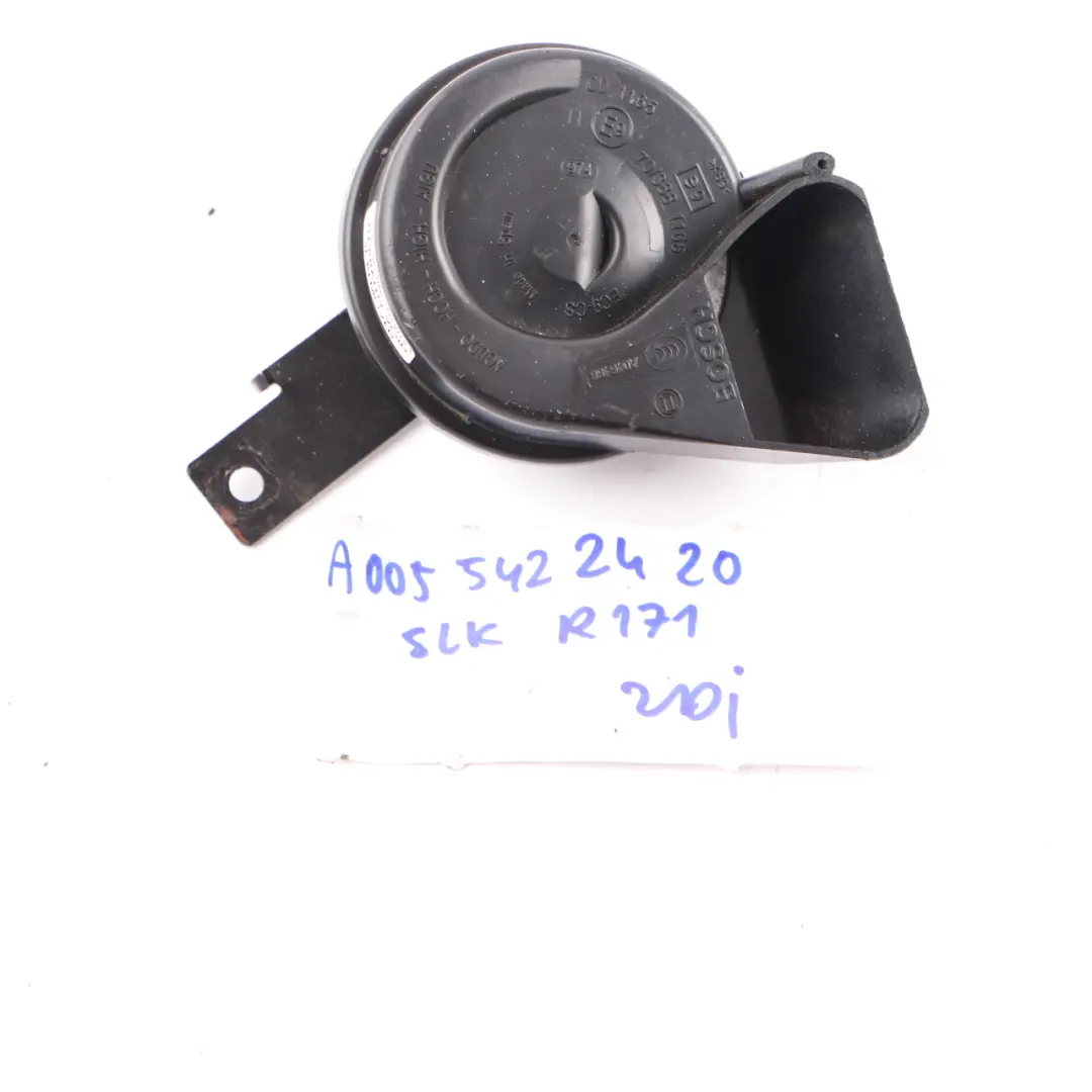 Mercedes SLK R171 Signal klaxon Fanfare High Tone Pitch Siren 510 Hz - SKU A0055422420 - Numéro de pièce A0055422420