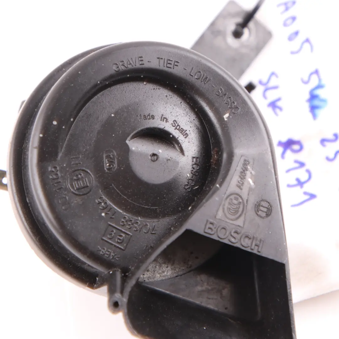 Bocina Delantera Señal Fanfarria Tono 420Hz para Mercedes S211 W211 con número de pieza A0055422520 Mercedes S211 W211 Bocina Delantera Señal Fanfarria Tono 420Hz - SKU A0055422520 - Número de pieza A0055422520