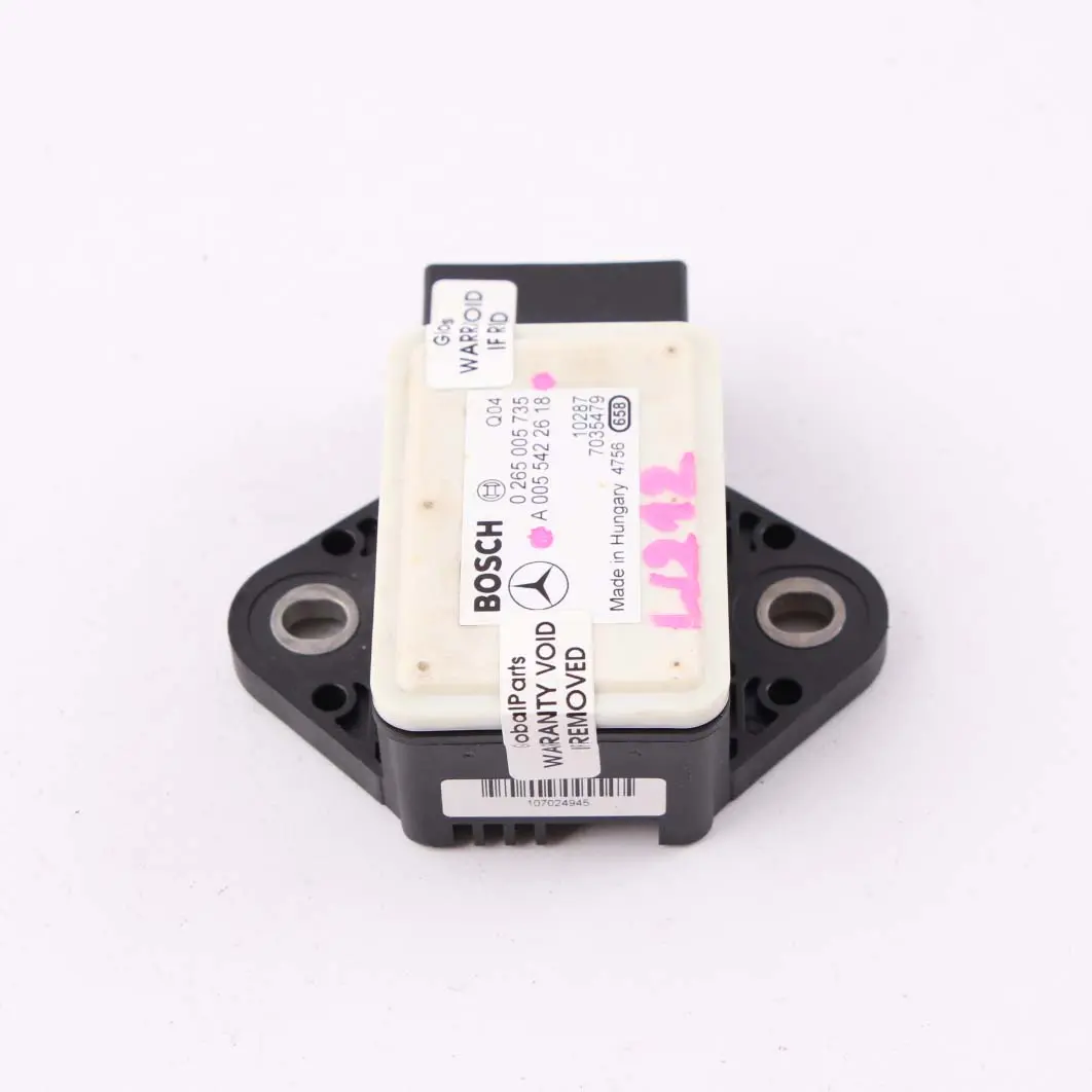 Rate Sensor Mercedes W212 ESP Yaw Rotation Control Unit Module to with Part number A0055422618 Rate Sensor Mercedes W212 ESP Yaw Rotation Control Unit Module - SKU A0055422618 - Part number A0055422618