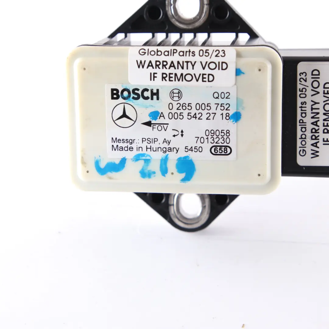  Sensore Imbardata Mercedes W210 W220 ESP Modulo Velocità Rotazione A0015429018 - SKU A0055422718 - Numero di parte A0055422718