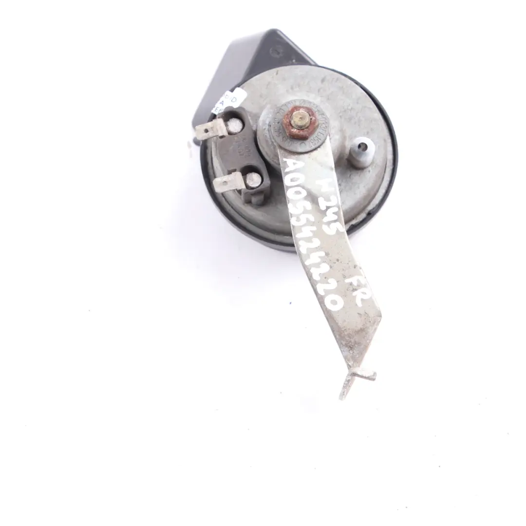 Hupe Leisesignal Ton Fanfare vorne 420 Hz für Mercedes W245 mit Teilenummer A0055424220 Mercedes W245 Hupe Leisesignal Ton Fanfare vorne 420 Hz - SKU A0055424220 - Teilenummer A0055424220