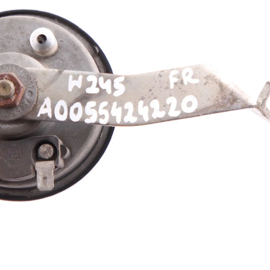 Mercedes W245 Bocina Señal Baja Sonido Fanfarria Delantera 420 Hz - SKU A0055424220 - Número de pieza A0055424220