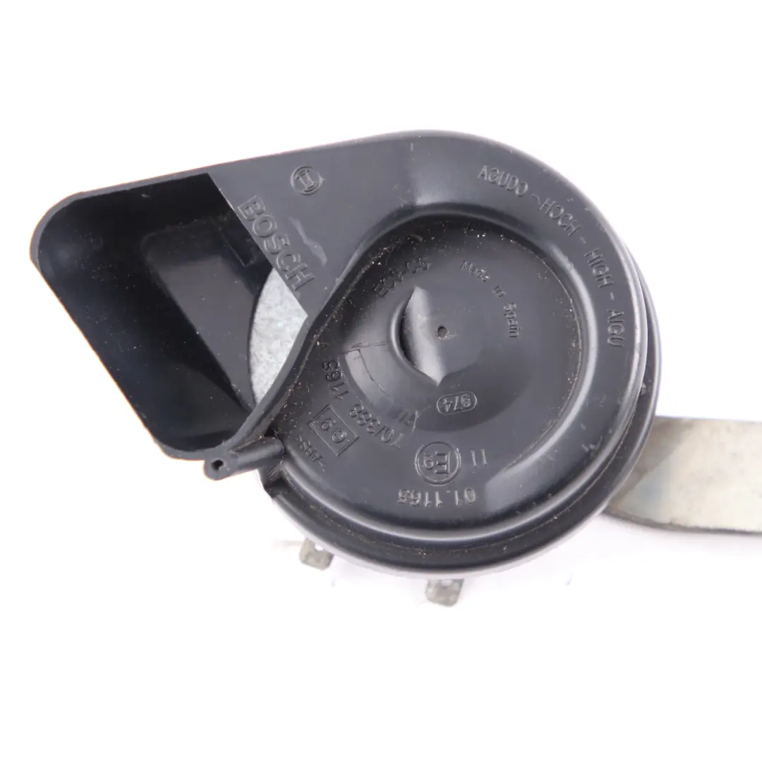 Bocina Señal Alta Fanfarria Delantera Izquierda 510 HZ para Mercedes W245 con número de pieza A0055424320 Mercedes W245 Bocina Señal Alta Fanfarria Delantera Izquierda 510 HZ - SKU A0055424320 - Número de pieza A0055424320