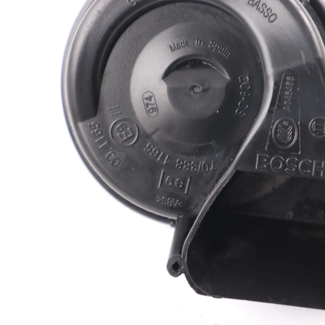 Hupen Signal Tiefton Ton Höhe Fanfare Links für Mercedes W164 mit Teilenummer A0055425820 Mercedes W164 Hupen Signal Tiefton Ton Höhe Fanfare Links - SKU A0055425820 - Teilenummer A0055425820