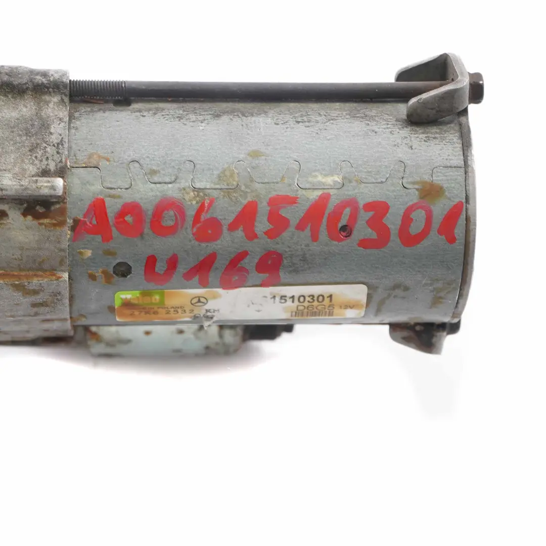 Engine Starter Motor Mercedes W169 W245 Petrol Engine Starter M266 - SKU A0061510301 - Part number A0061510301