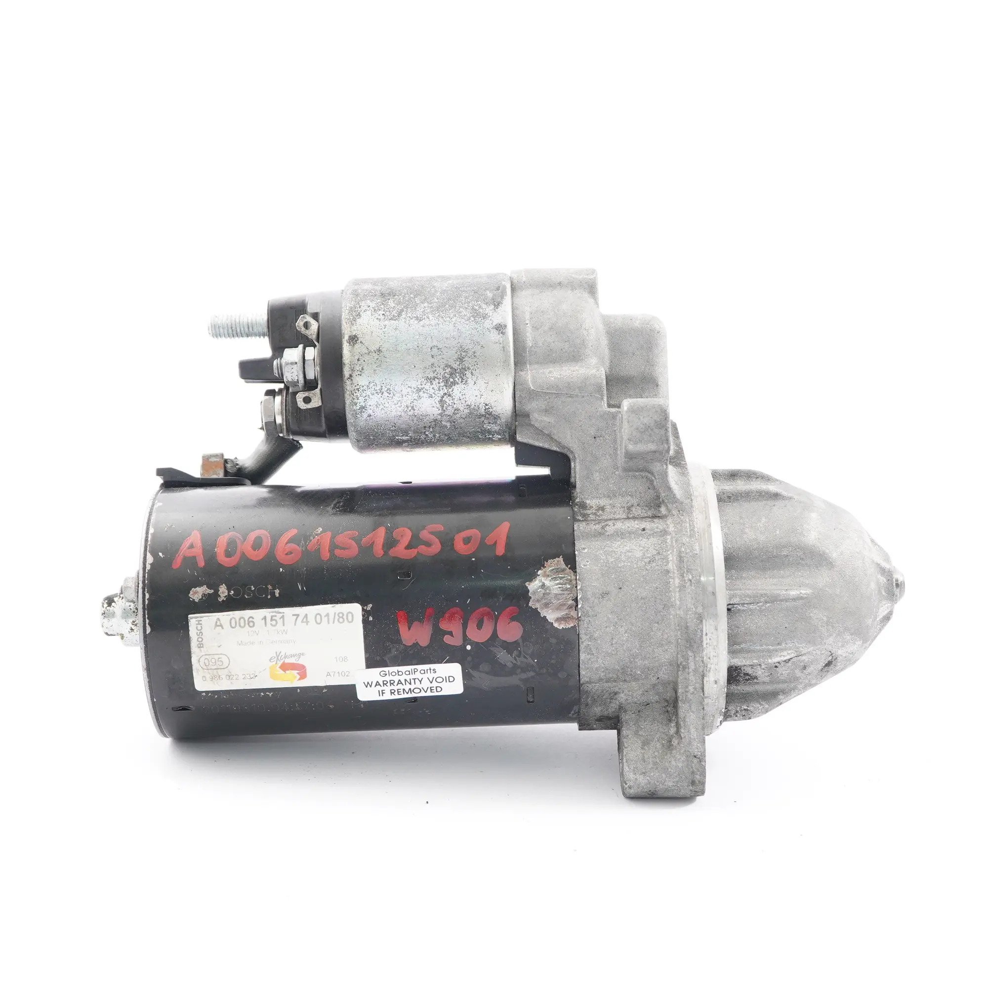 Mercedes-Benz Classe C W203 W204 Motore Diesel Motorino avviamento A0061512501