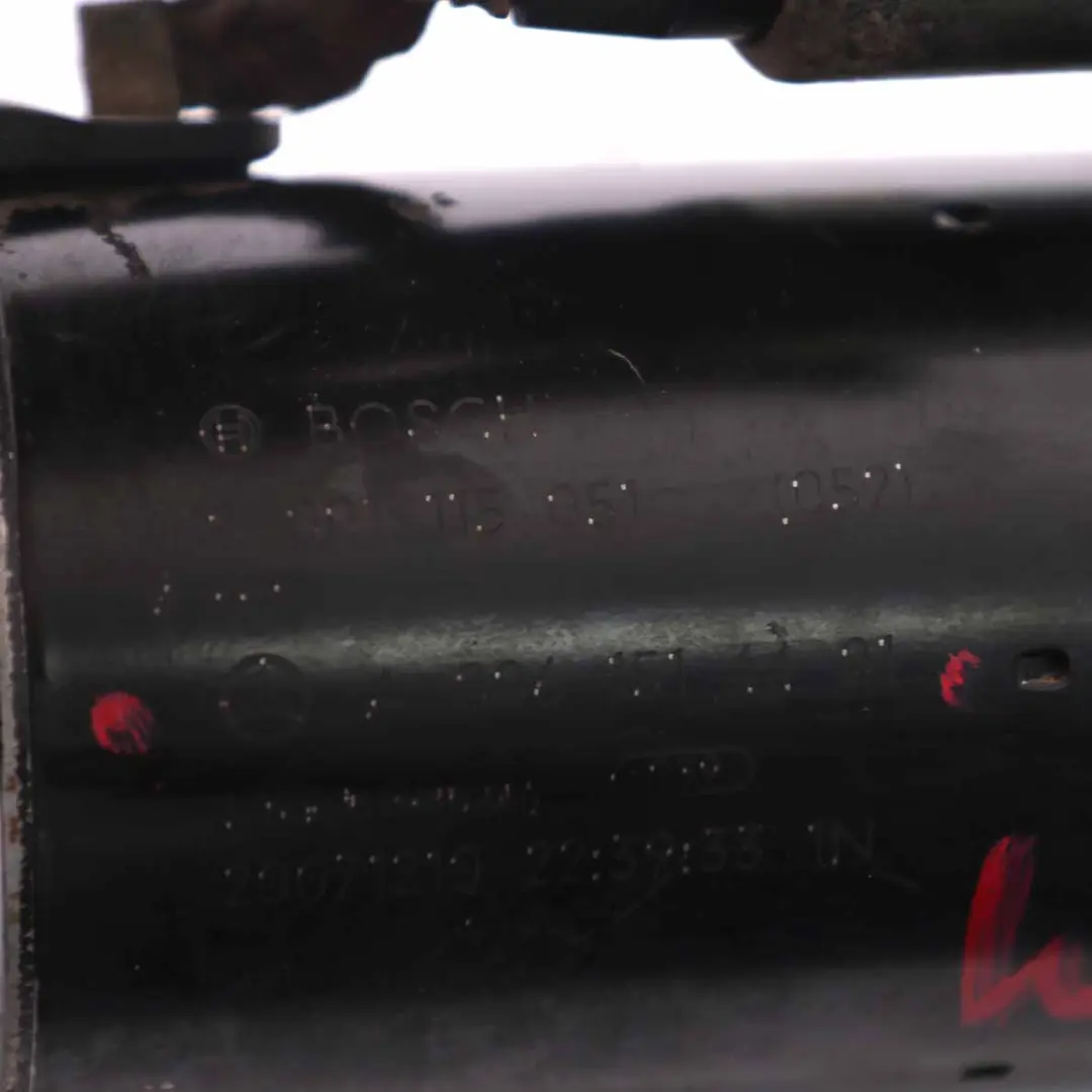  Motor de arranque Mercedes W204 W211 W212 OM642 Motor diesel - SKU A0061514401 - Número de pieza A0061514401