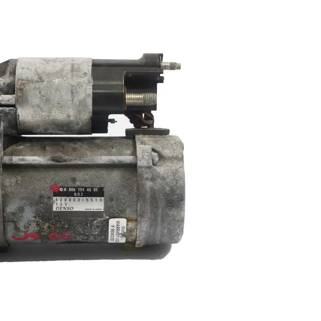  Starter Motor Mercedes W204 W212 Sprinter W906 OM651 Diesel Engine - SKU A0061514501 - Part number A0061514501