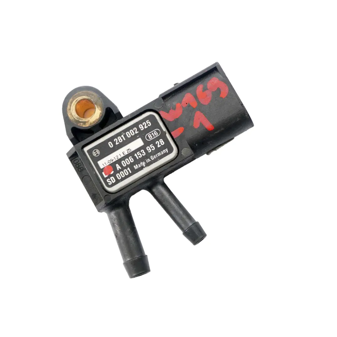 Sensor De Presión De Escape para Mercedes W169 con número de pieza A0061539528 Mercedes W169 Sensor De Presión De Escape - SKU A0061539528-1 - Número de pieza A0061539528
