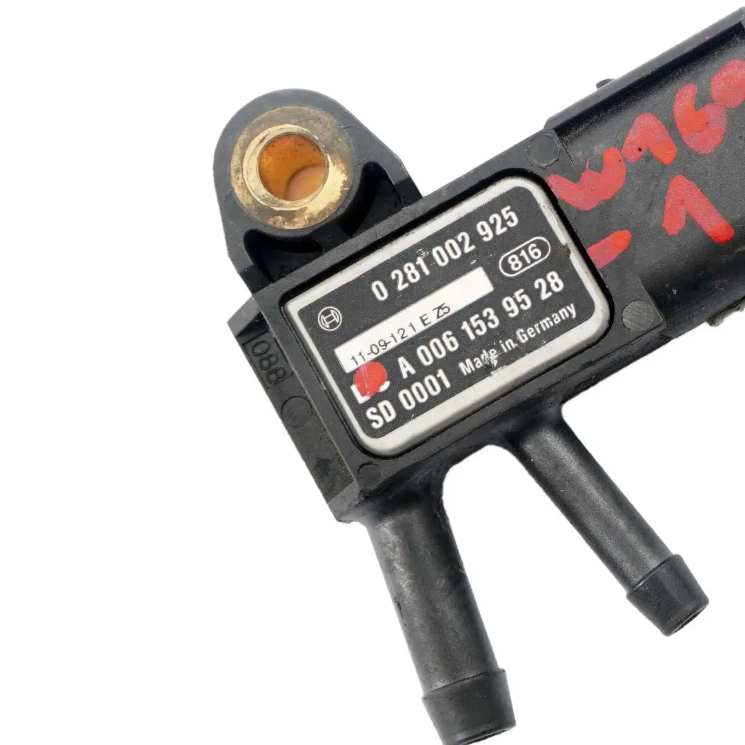 Abgas Druck Sensor für Mercedes W169 mit Teilenummer A0061539528 Mercedes W169 Abgas Druck Sensor - SKU A0061539528-1 - Teilenummer A0061539528